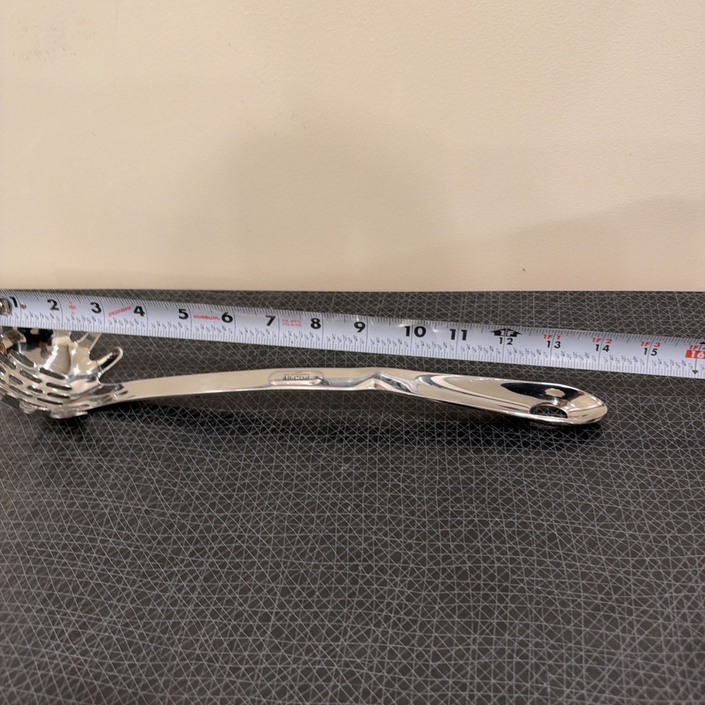 All Clad William Sonoma Set of 2 Large Stainless Steel Serving Soup Pasta ladles